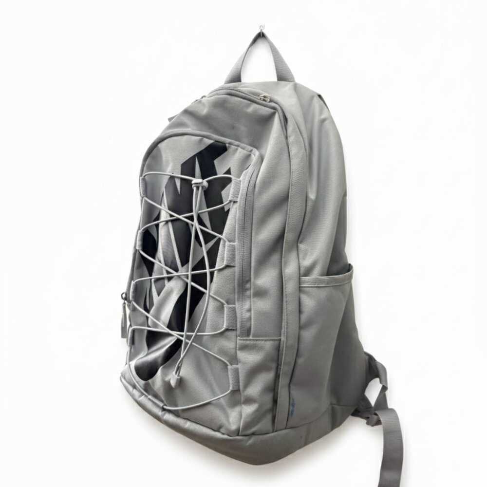 Spacious Athletic Grey Nike Backpack.